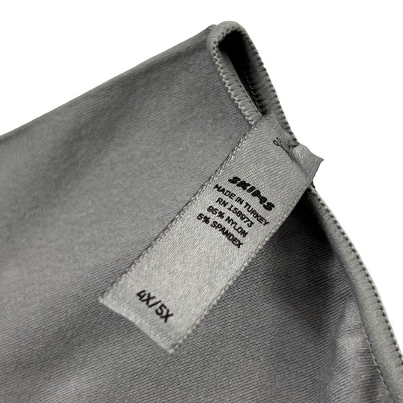 SKIMS Essential T-Shirt Bodysuit NEW Smoke Womens 4X/5X - Picture 11 of 14